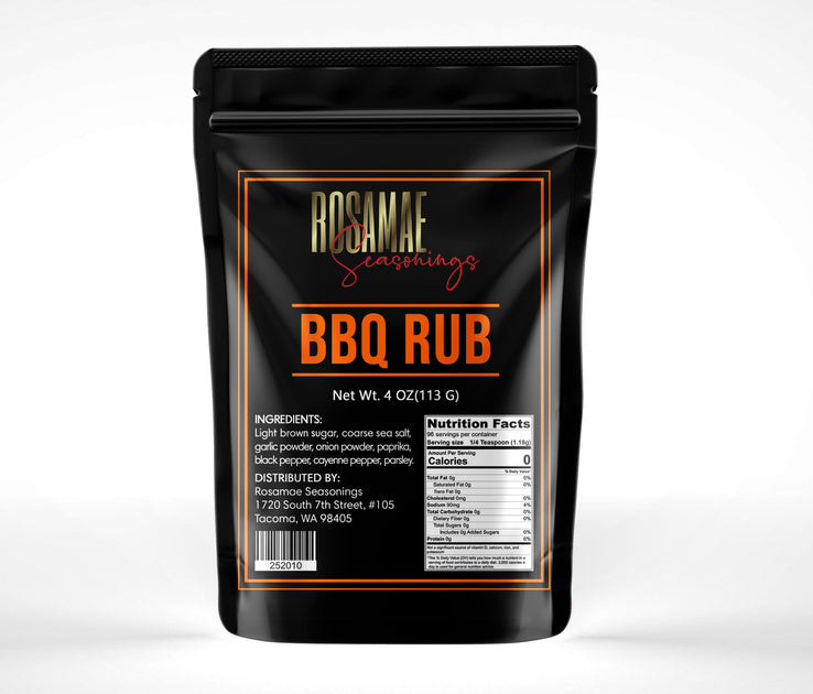 Trader Joe's BBQ Rub and Seasoning with Coffee & Garlic 1 Pack, 3.6oz 